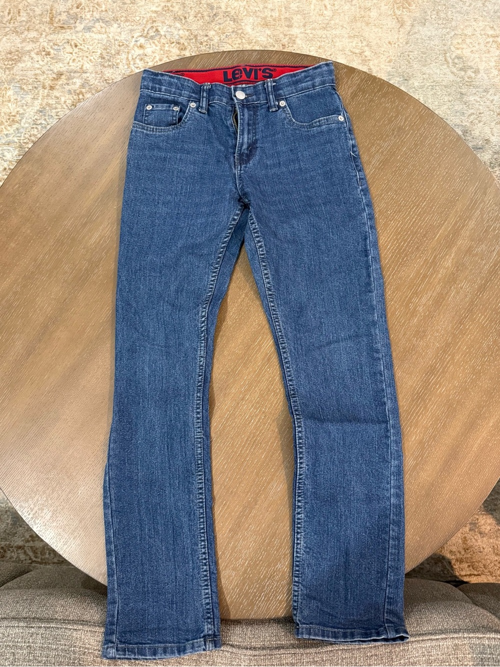Levi's Big Boys Straight Leg Jeans - Dark Blue